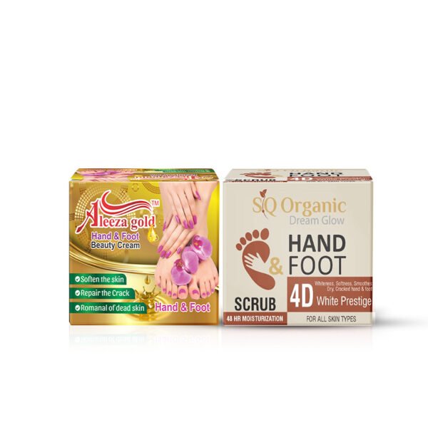 Aleeza Gold™  &  SQ Organic Hand & Foot Care Bundle